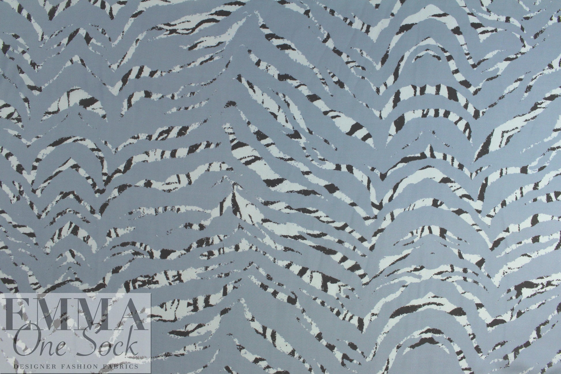 NY designer 'safari stripe' silk georgette 1.5 yds