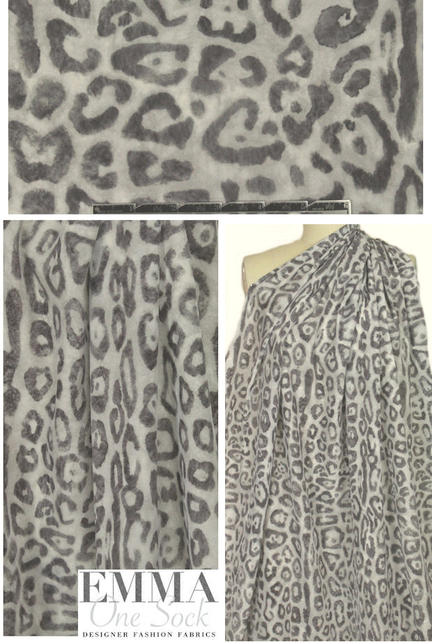 Whit NY dreamy cheetah silk blouseweight