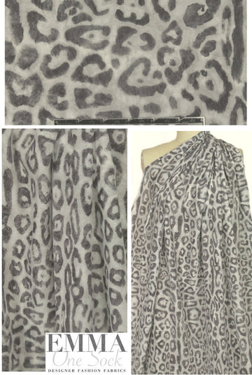 Whit NY dreamy cheetah silk blouseweight