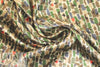 NY designer confetti pieces silk charmeuse .625 yds