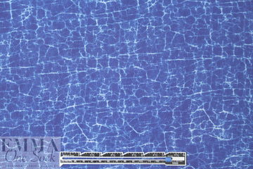 NY designer silk blouseweight - batiky blue 1.5 yds