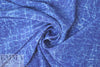 NY designer silk blouseweight - batiky blue