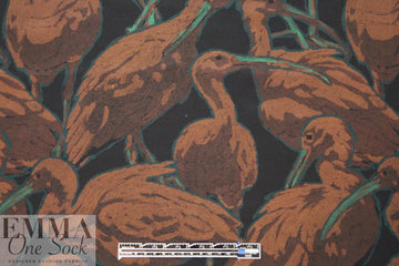 NY designer stork convention silk blouseweight