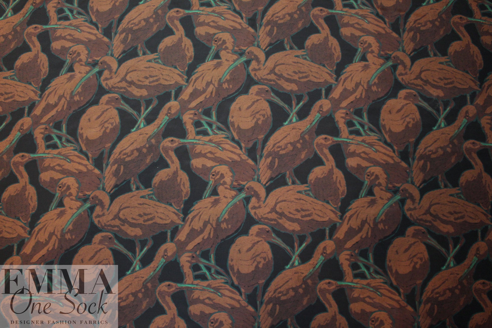 NY designer stork convention silk blouseweight