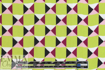 NY designer silk blouseweight - 3-D graphic