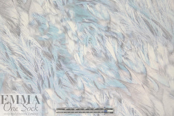 Whit 3-ply silk - blue/gray featherscape