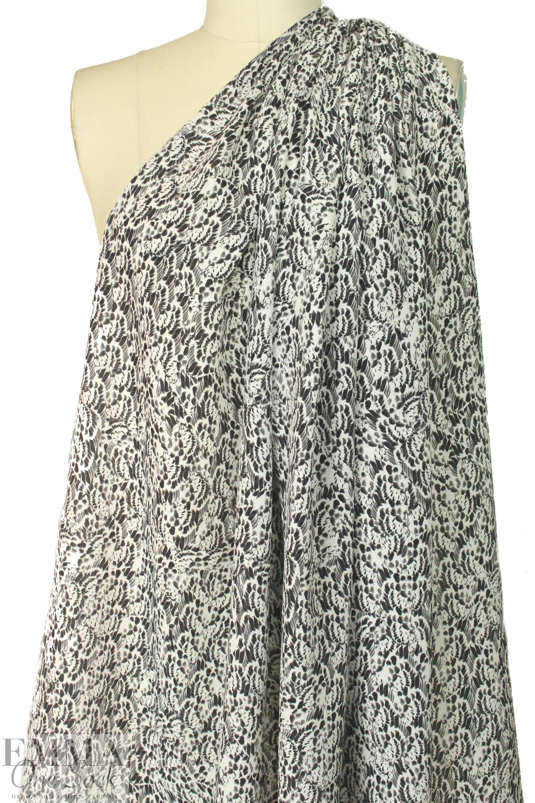 Rebecca Tayl0r 'feathery scallops' silk blouseweight