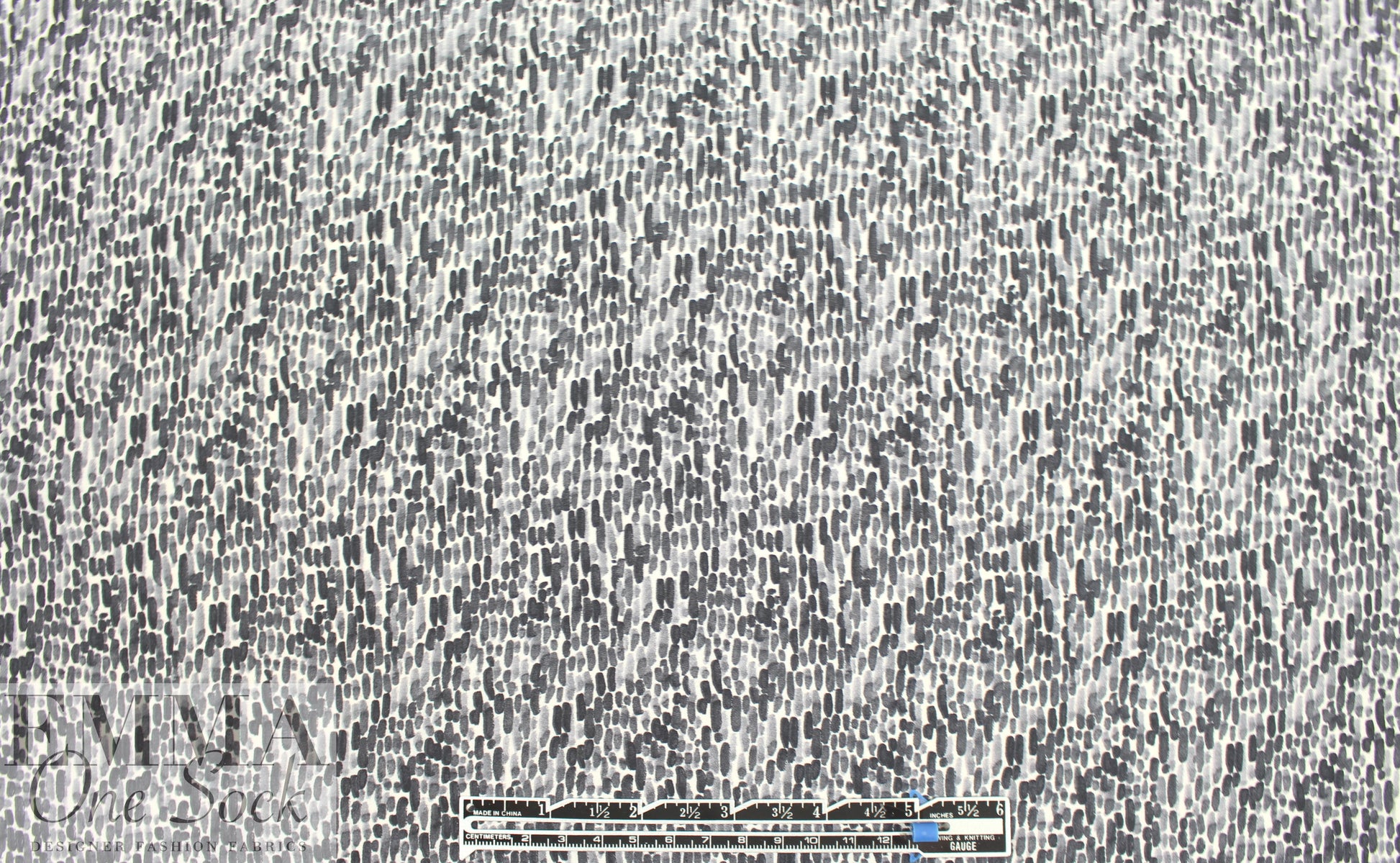 NY designer 'shades of gray' silk blouseweight
