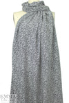 NY designer 'shades of gray' silk blouseweight