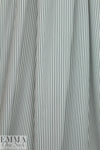 Italian silk blouseweight - gray/cream stripe