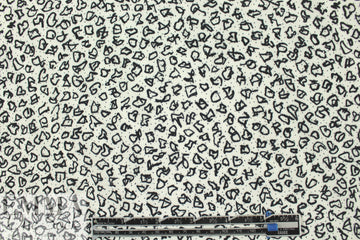 NY designer little squiggles silk blouseweight