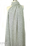 NY designer little squiggles silk blouseweight