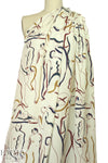 Whit silk crepe de chine - 'nudes in repose'