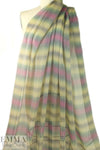famous designer silk chiffon, stripey ombre'