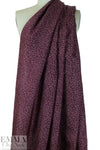NY designer deep plum/pink blush 'v' silk CDC