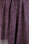 NY designer plum/midnight speckled silk georgette 2 yd