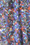 Rebecca Tayl0r 'blurry gems' stretch silk chiffon