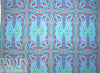 famous designer silk chiffon panel - sky southwest 2 yd