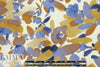 NY designer leafy abstract silk blouseweight