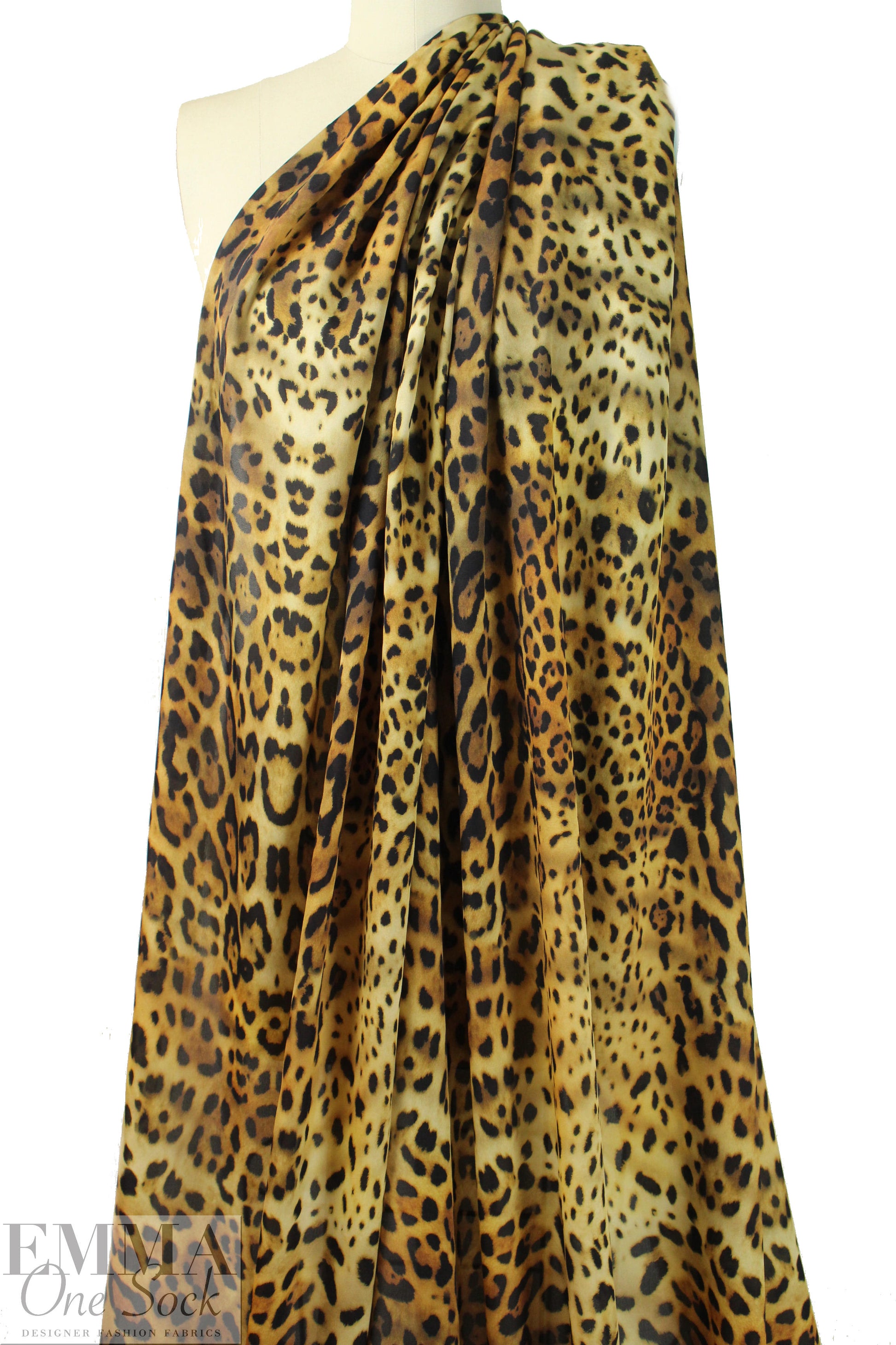 Italian toasty animal print silk blouseweight