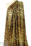 Italian toasty animal print silk blouseweight 2 yds