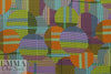 NY designer chevron graphic silk blouseweight