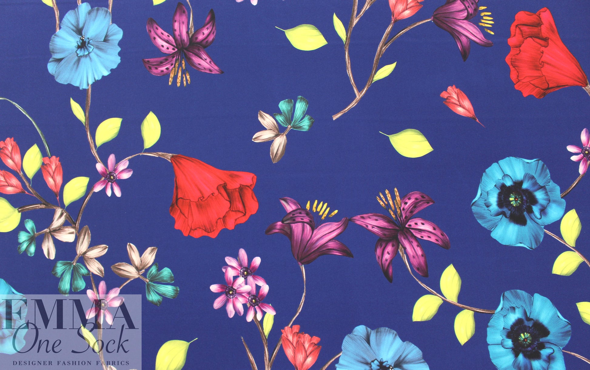 NY designer botanical silk 3-ply silk