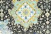 NY designer decorative medallion silk blouseweight