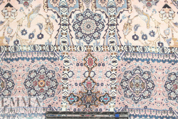 NY designer Moroccan tile montage silk CDC