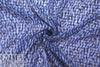Mi11y textured blues sheer silk jacquard