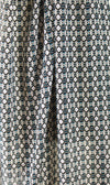 famous designer graphic design CDC - black/turq 1.875 yd