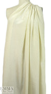 famous designer silk crepe de chine - teeny dot on ivory