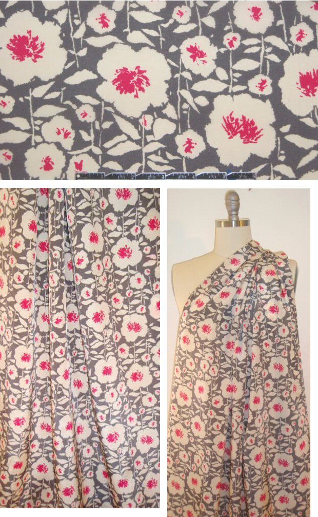 designer pink/vanilla/graphite silk CDC