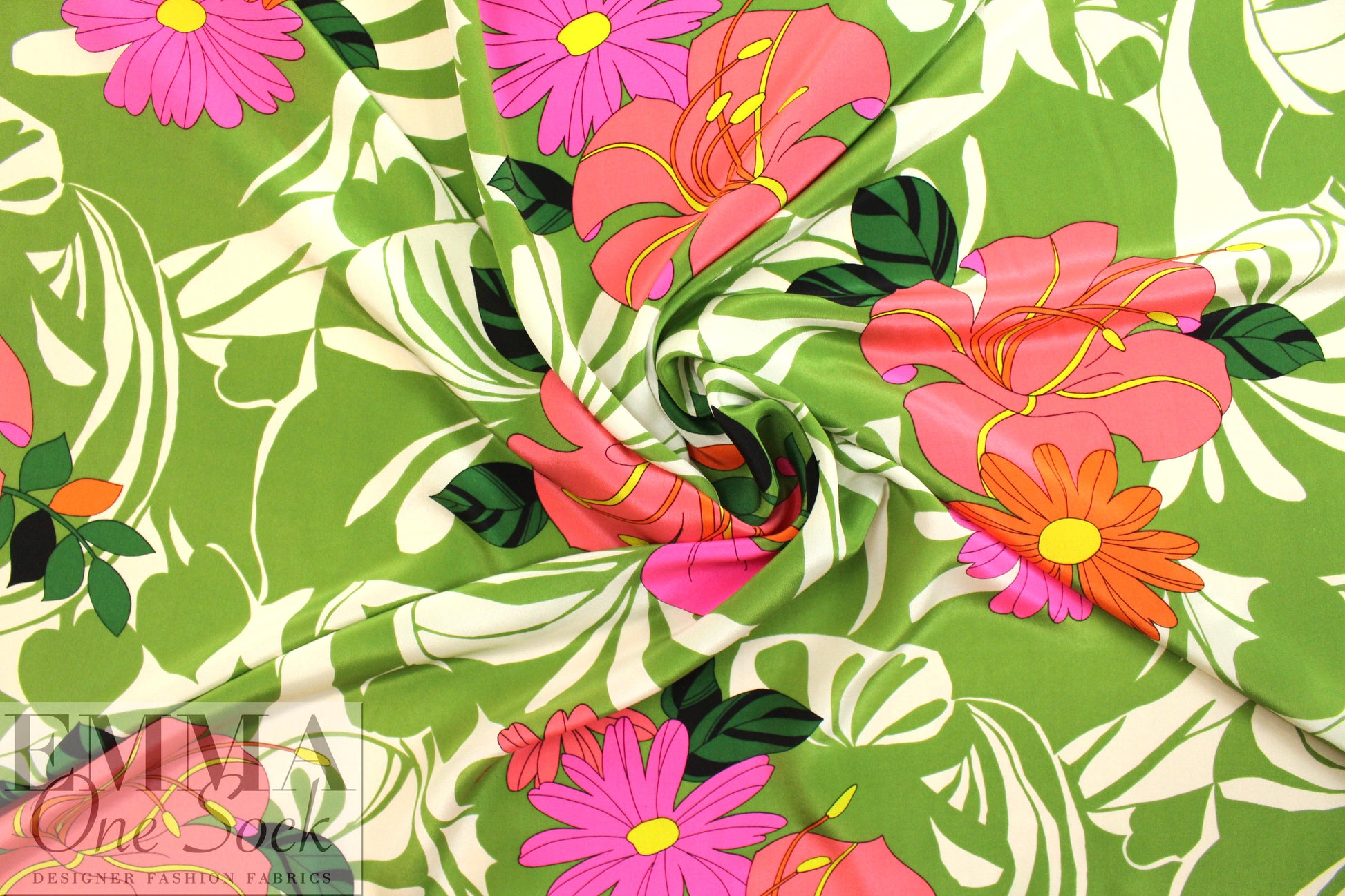 famous designer silk crepe de chine - Pucci-esque