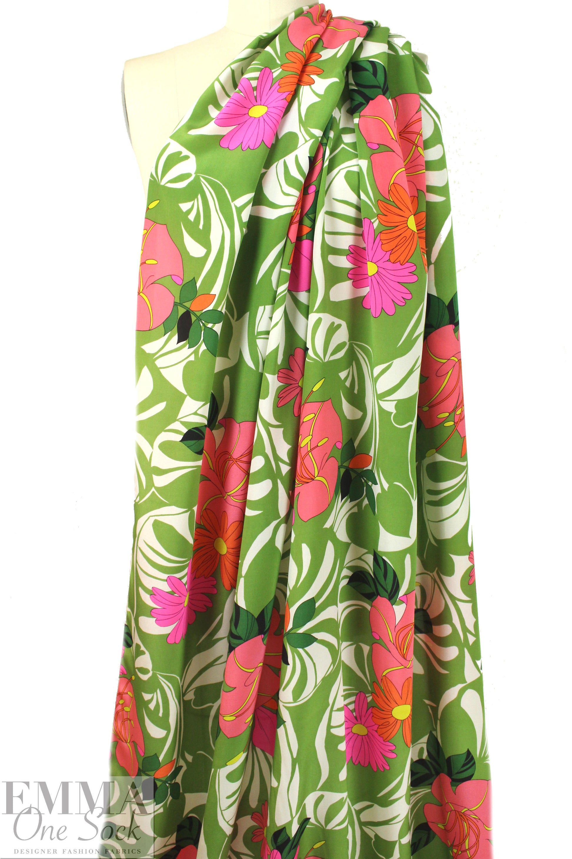 famous designer silk crepe de chine - Pucci-esque