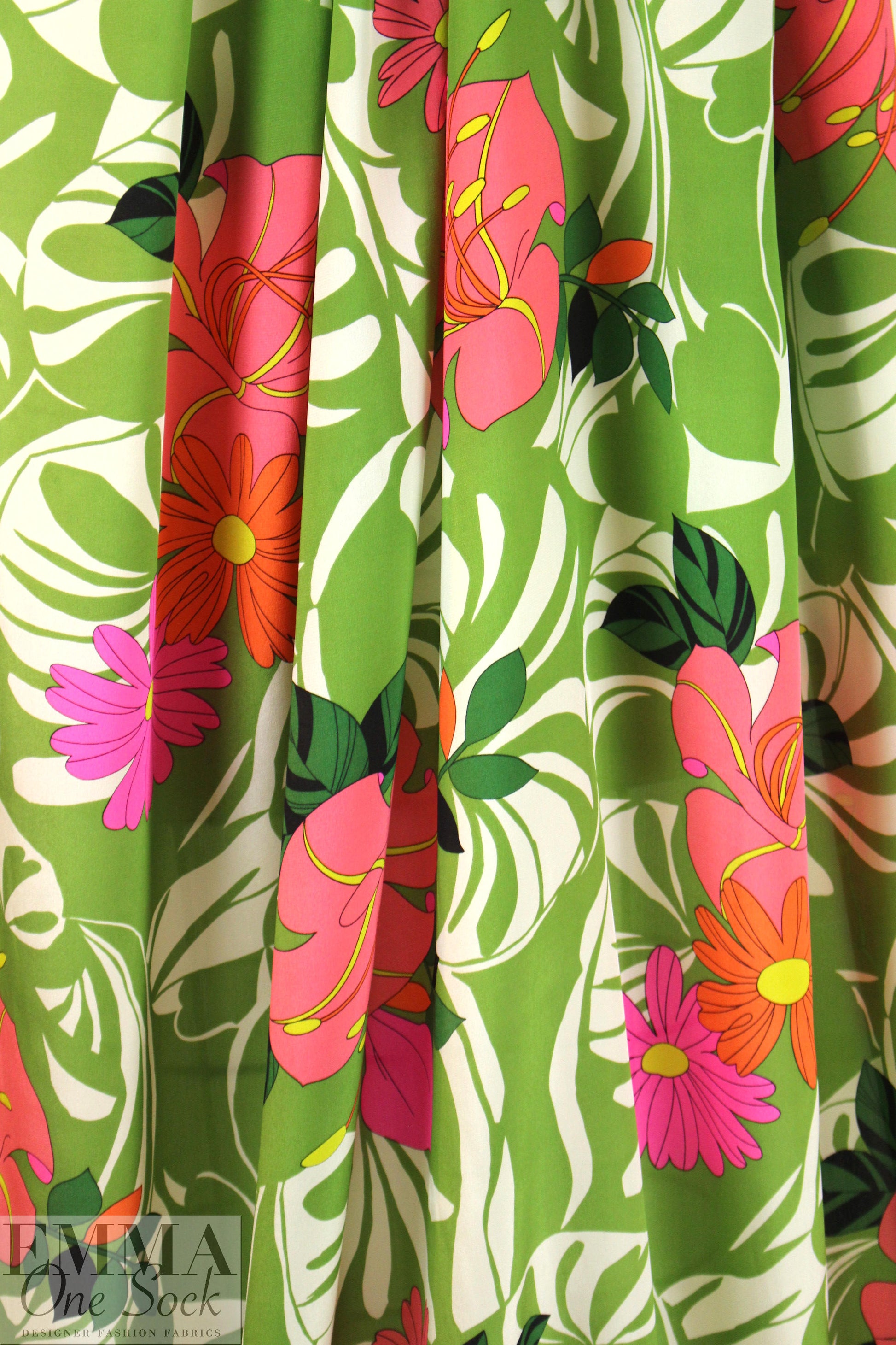 famous designer silk crepe de chine - Pucci-esque 1.66 yd