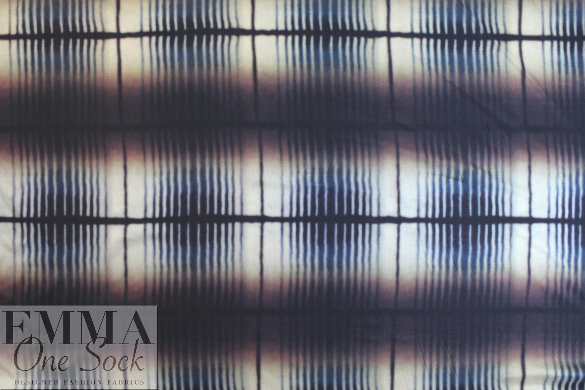 CA designer edgy burnished grid silk twill