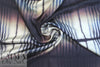CA designer edgy burnished grid silk twill