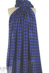3.1 Phi11ip Lim silk blouseweight - black/blue check