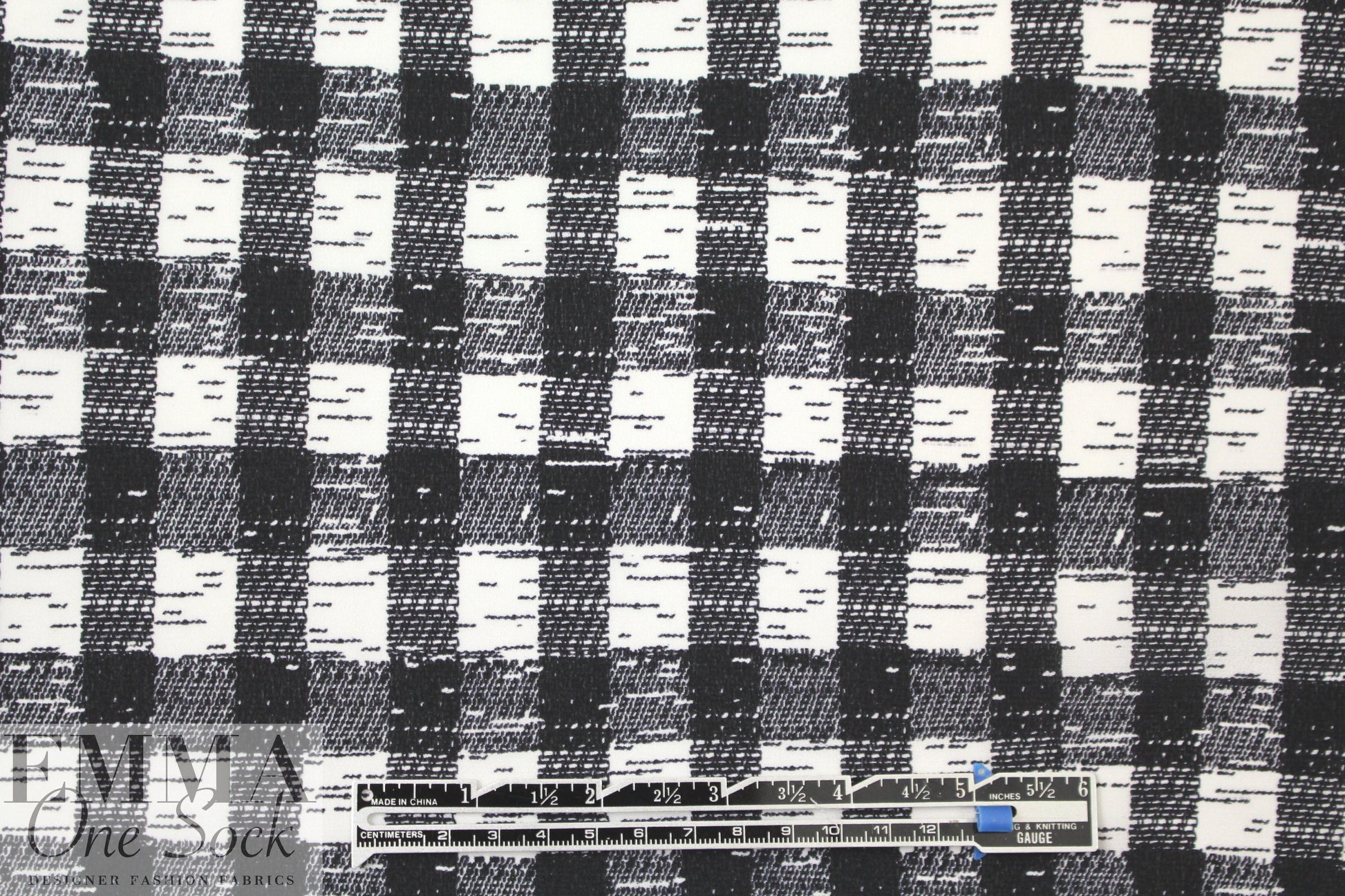3.1 Phi11ip Lim silk blouseweight - black/white check