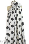 3.1 Phi11ip Lim silk blouseweight - black dots 1.375 yds