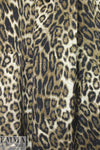 NY designer leopard print silk charmeuse