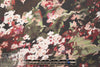 famous designer watercolor floral border satin organza