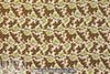 Italian stylized floral crinkle silk blouseweight