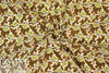 Italian stylized floral crinkle silk blouseweight
