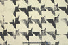 NY designer stencil graphic textured silk woven 1.66 yd