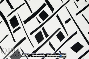 NY designer silk stretch charmeuse - dash 'n' square