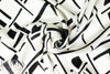 NY designer silk stretch charmeuse - dash 'n' square