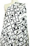 NY designer silk stretch charmeuse - dash 'n' square
