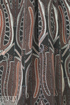 Italian seed pod graphic silk blouseweight .875 yds